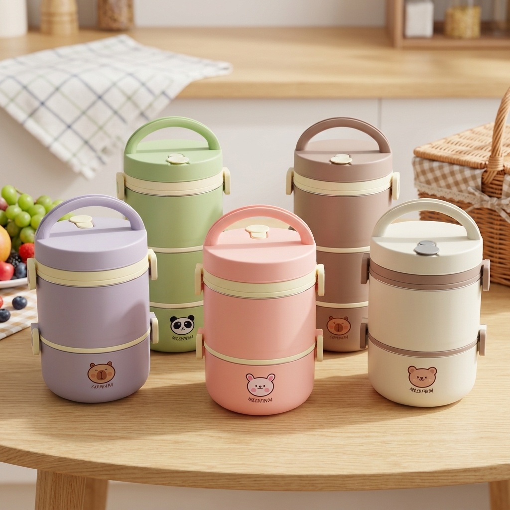 Baby Food Warmer - 304 roestvrijstalen thermische lunchbox Bento Box