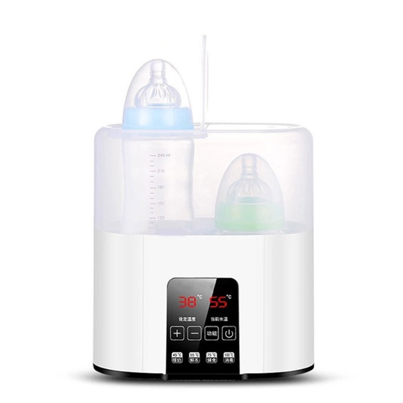 Baby Food Warmer - A38T-EU Plug Babyflessenwarmer Dubbele 24-uurs constante