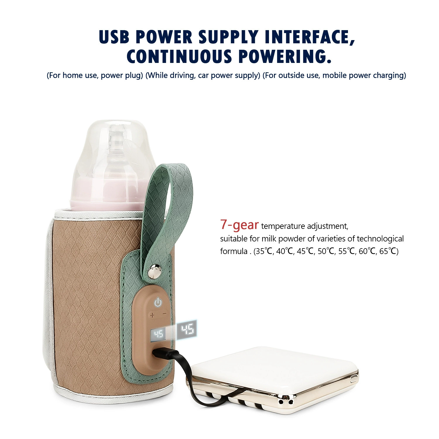 Babyflessenwarmer Tas USB-aang - Baby Food Warmer recensie en prijs
