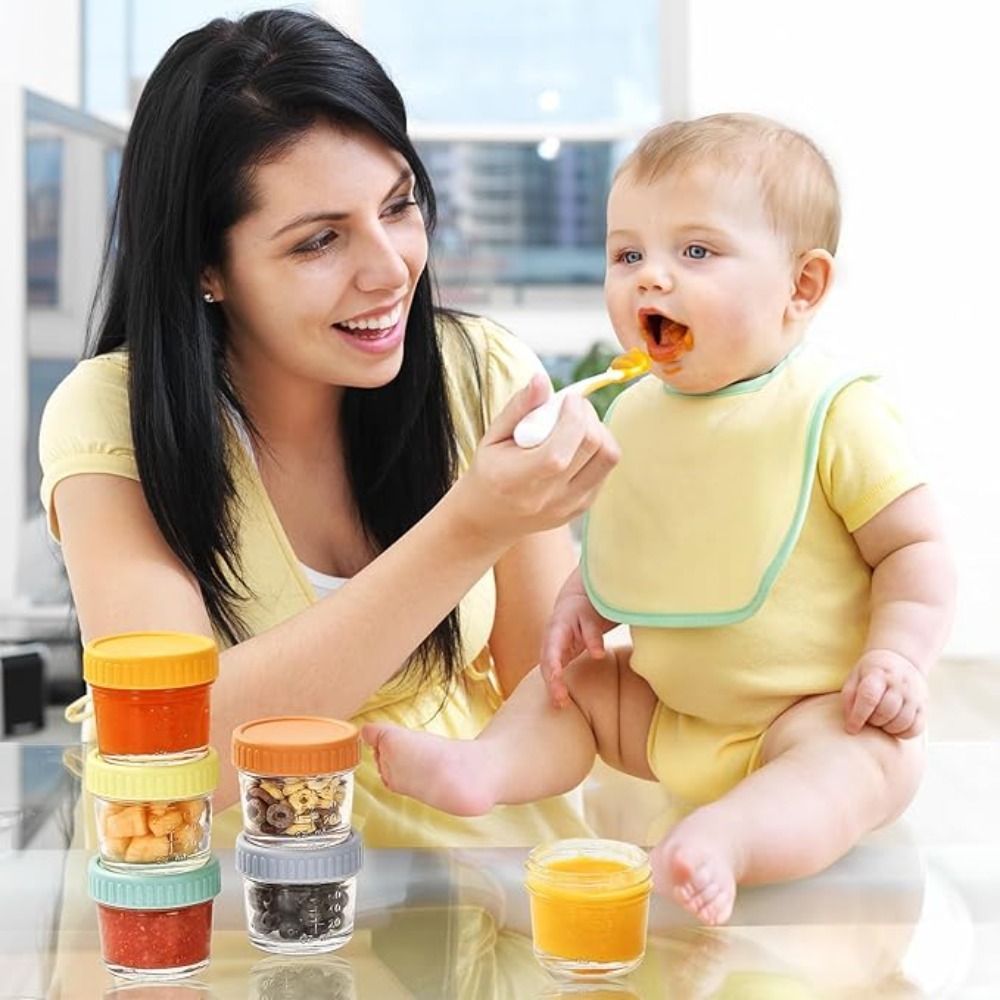 6 stuks glazen babyvoedingspot - Baby Food Jars With Lids recensie en prijs