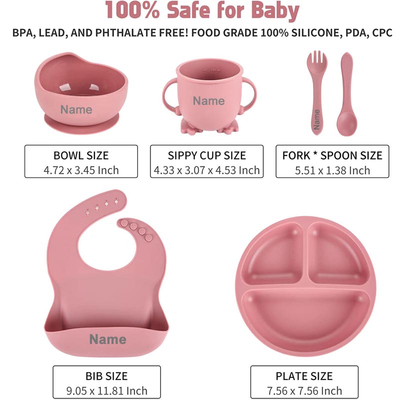 Gepersonaliseerde Naam Babyvoe - Baby Food Menu recensie en prijs