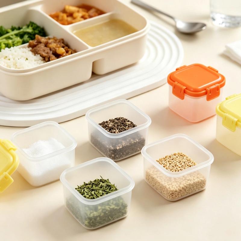 4 stuks stapelbare PP mini-voe - Baby Food Jars With Lids recensie en prijs