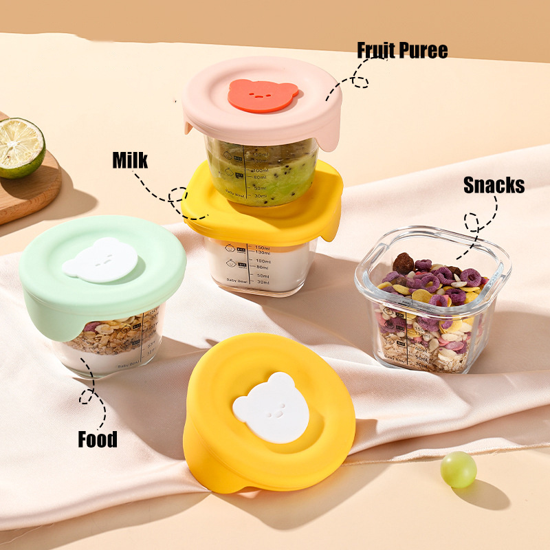 180ml Glazen Babyvoeding Opsla - Baby Food Jars With Lids recensie en prijs